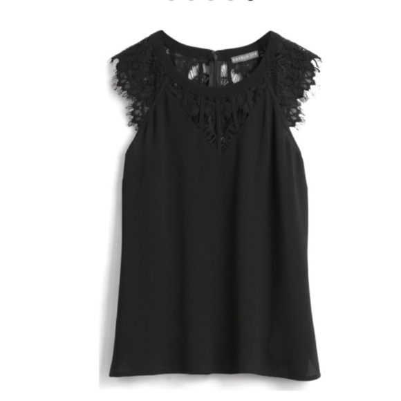 Truly Poppy Jarred Lace Detail Cap Sleeve - Picture 5 of 6